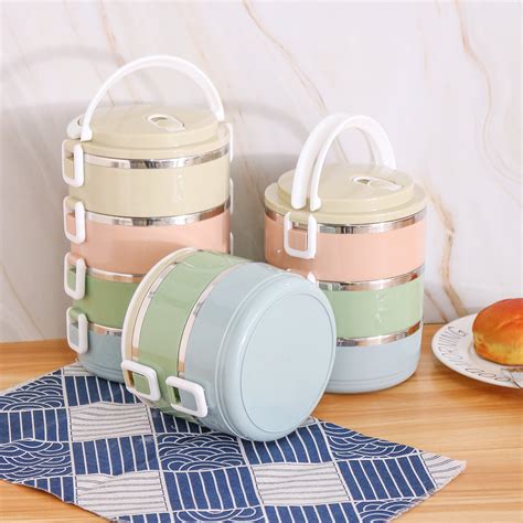 stackable stainless steel thermal lunch box|insulated lunch box keep warm.